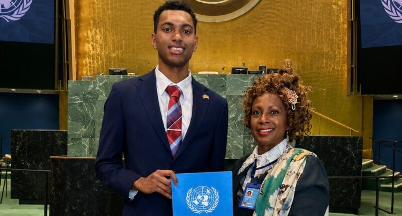 A Teenager With a Packed Résumé — and a Presidential Interview to Prove: Presented the Danny Glover Youth Achievement Award UN Ambassador Dr. Monica Sanchez